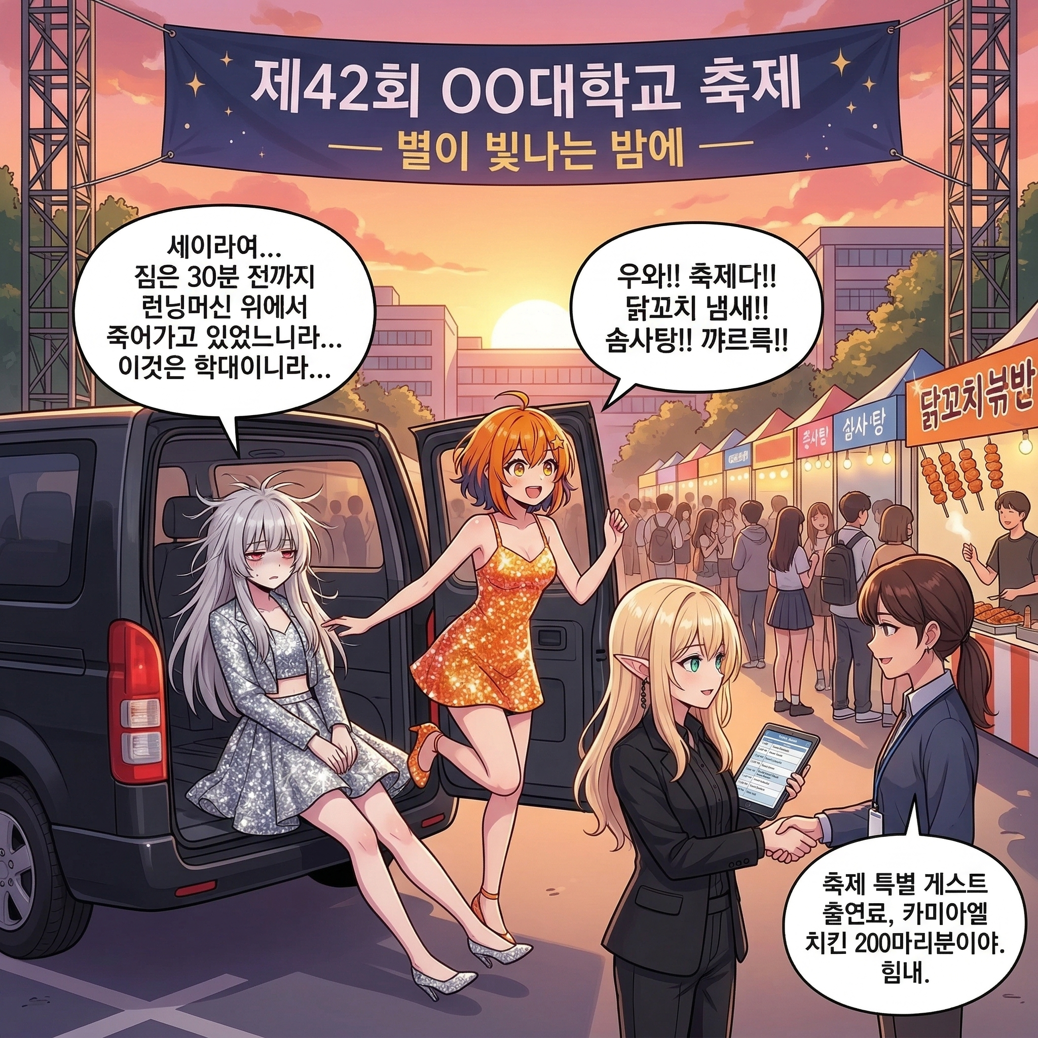 106화: 조선에서 온 체험학습 (부제: 문화 체험의 날에 용과 불새를 부르면) 001컷