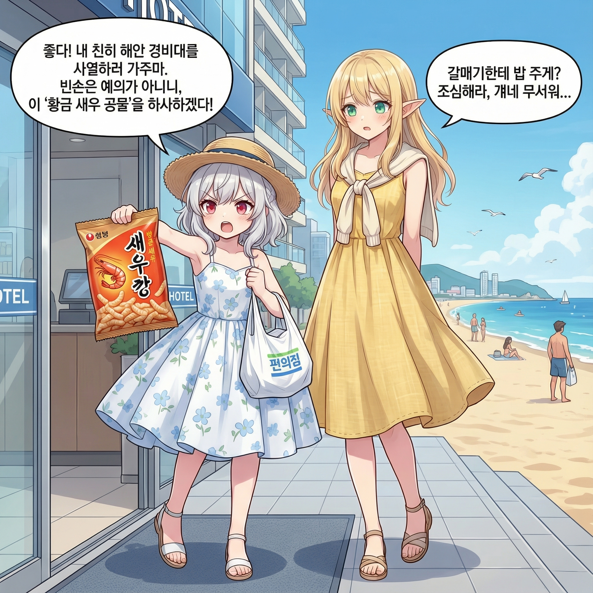바다의 무법자 (부제: 내 새우깡 내놔) 002컷