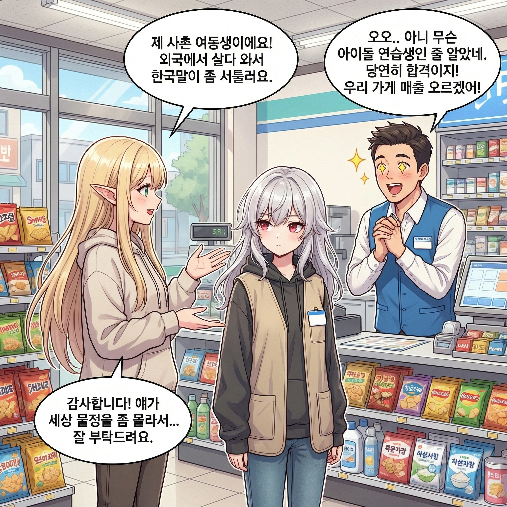 자본주의의 노예 (부제: 편의점 알바 드래곤) 002컷