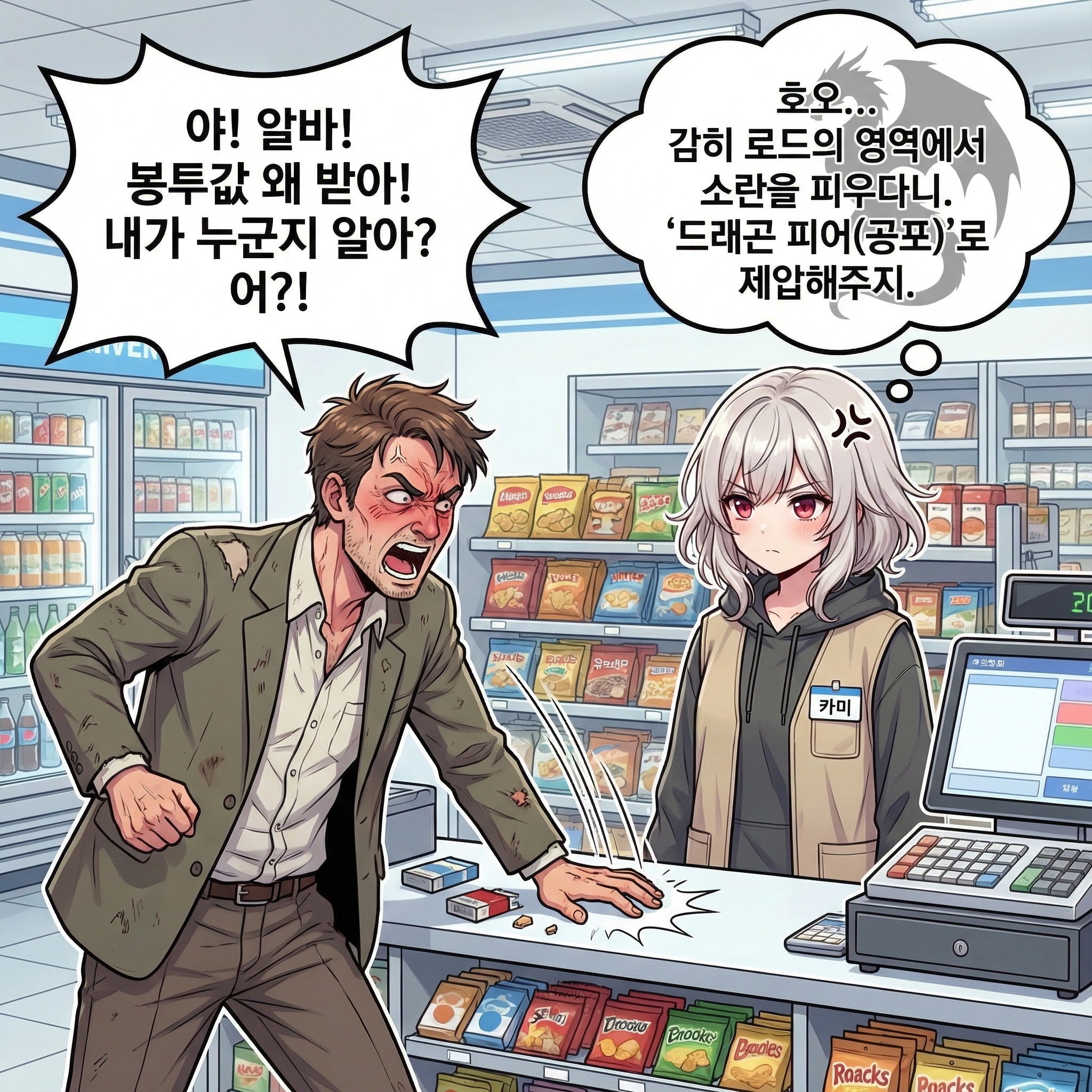 자본주의의 노예 (부제: 편의점 알바 드래곤) 005컷