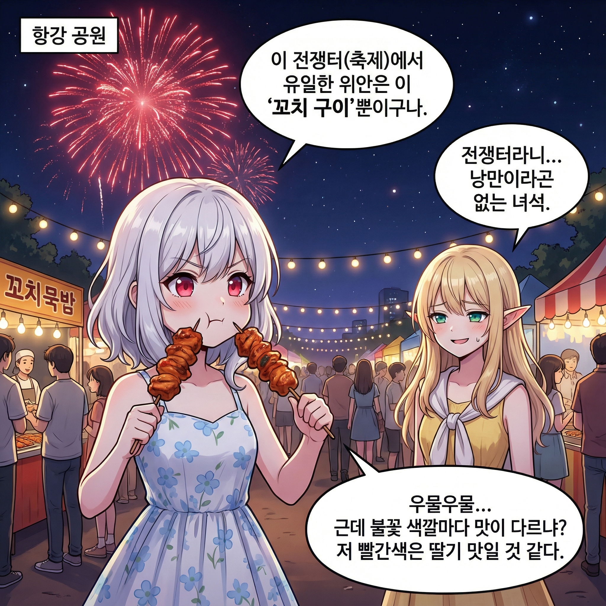 밤하늘의 전쟁 (부제: 불꽃놀이의 진실) 004컷