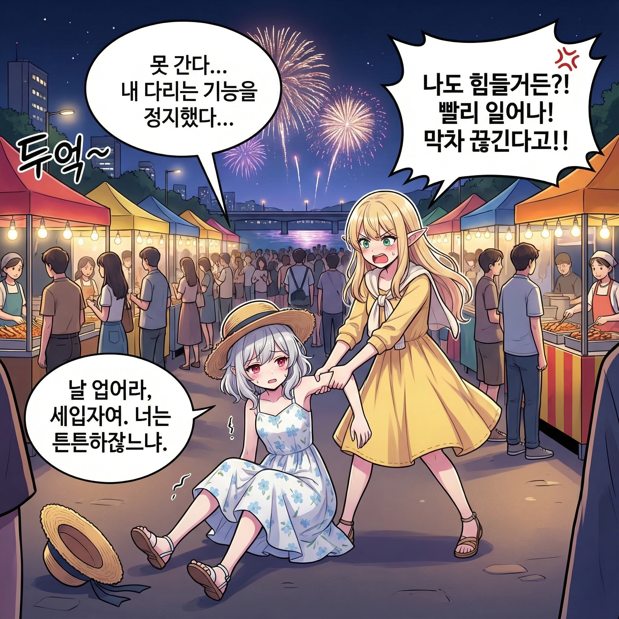 밤하늘의 전쟁 (부제: 불꽃놀이의 진실) 007컷