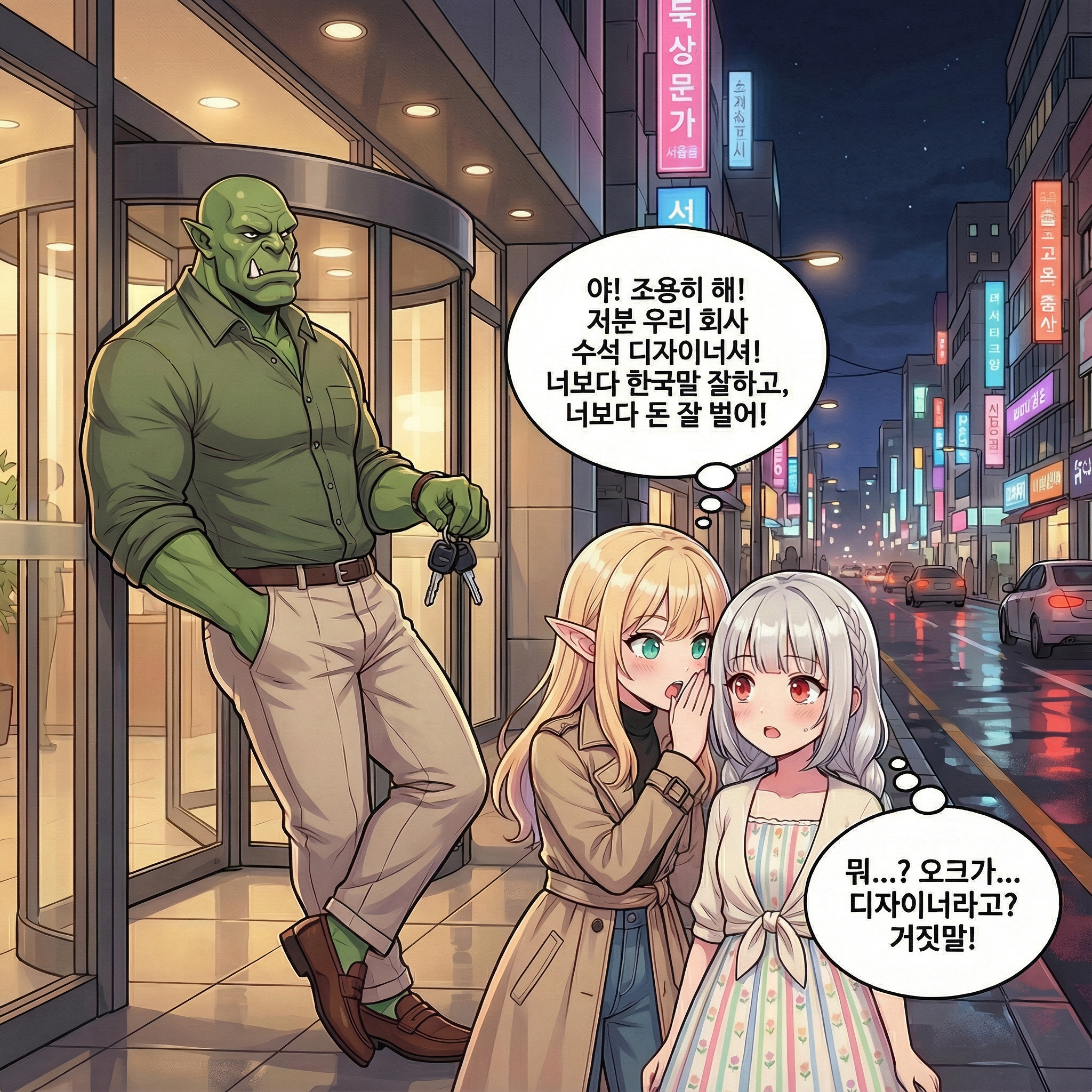 야근의 습격 (부제: 마카롱 깎는 오크) 007컷