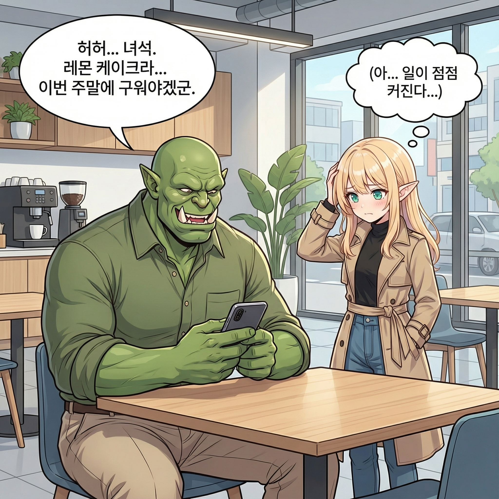 달콤한 공물 (부제: 그록 형님의 조공) 009컷