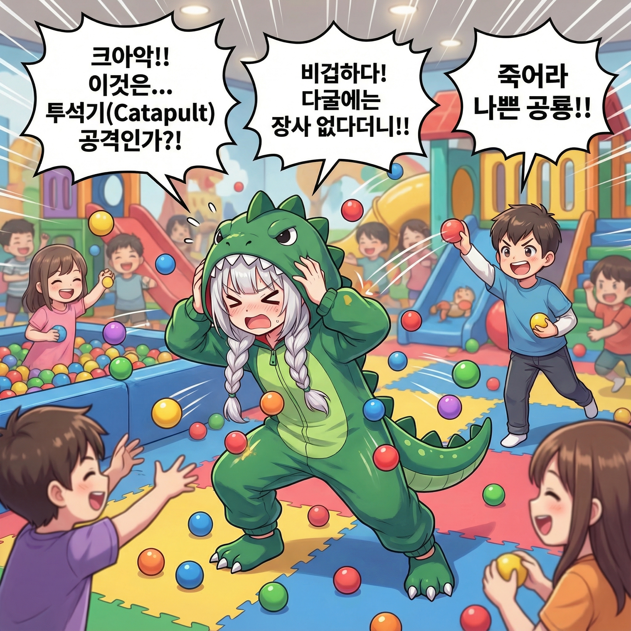 키즈카페의 제왕 (부제: 레벨 1 인간들과의 전쟁) 004컷