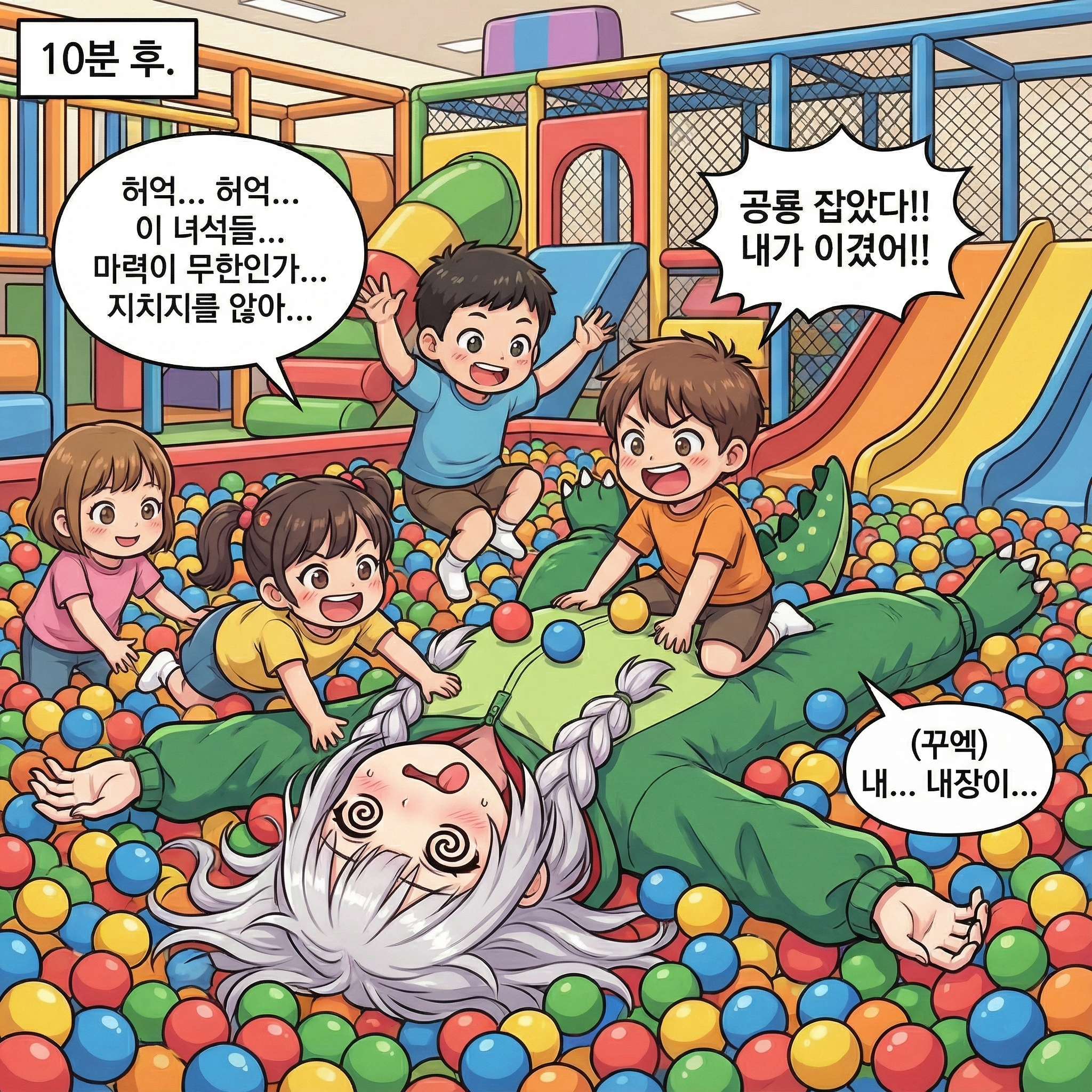 키즈카페의 제왕 (부제: 레벨 1 인간들과의 전쟁) 005컷