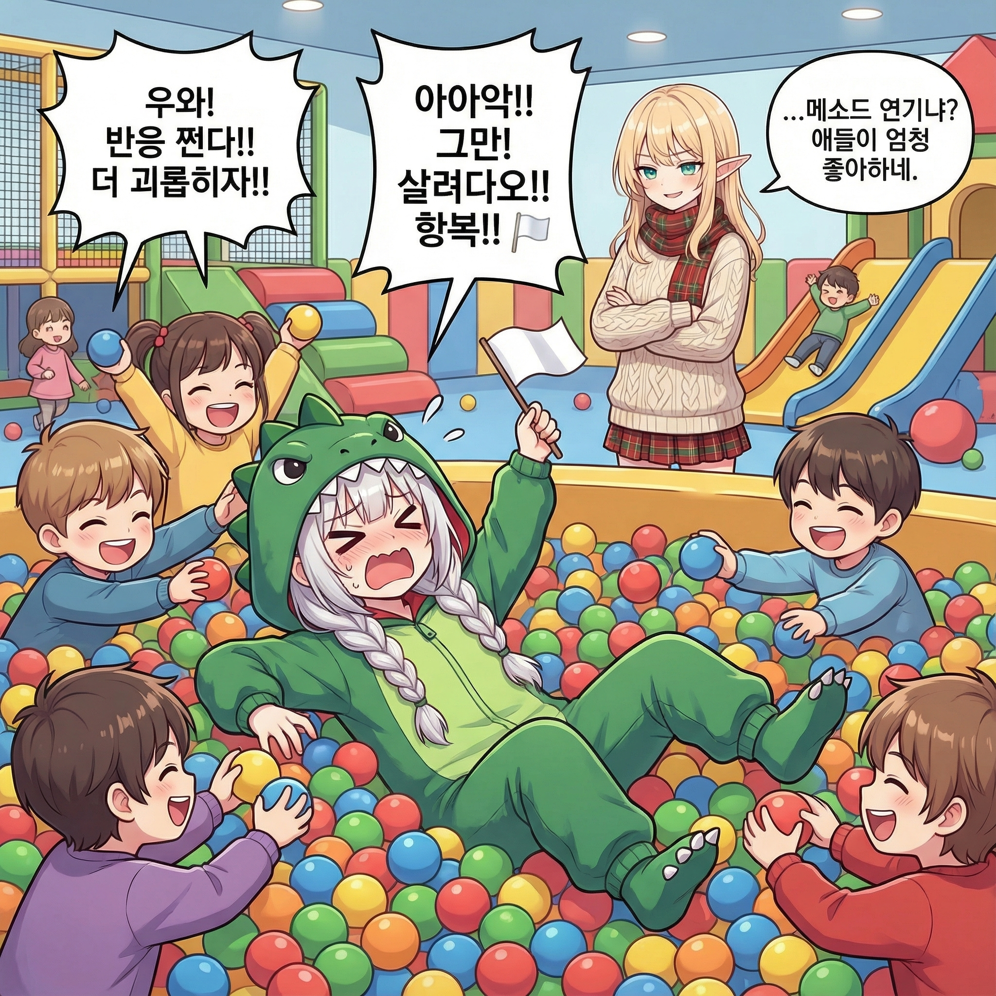 키즈카페의 제왕 (부제: 레벨 1 인간들과의 전쟁) 006컷