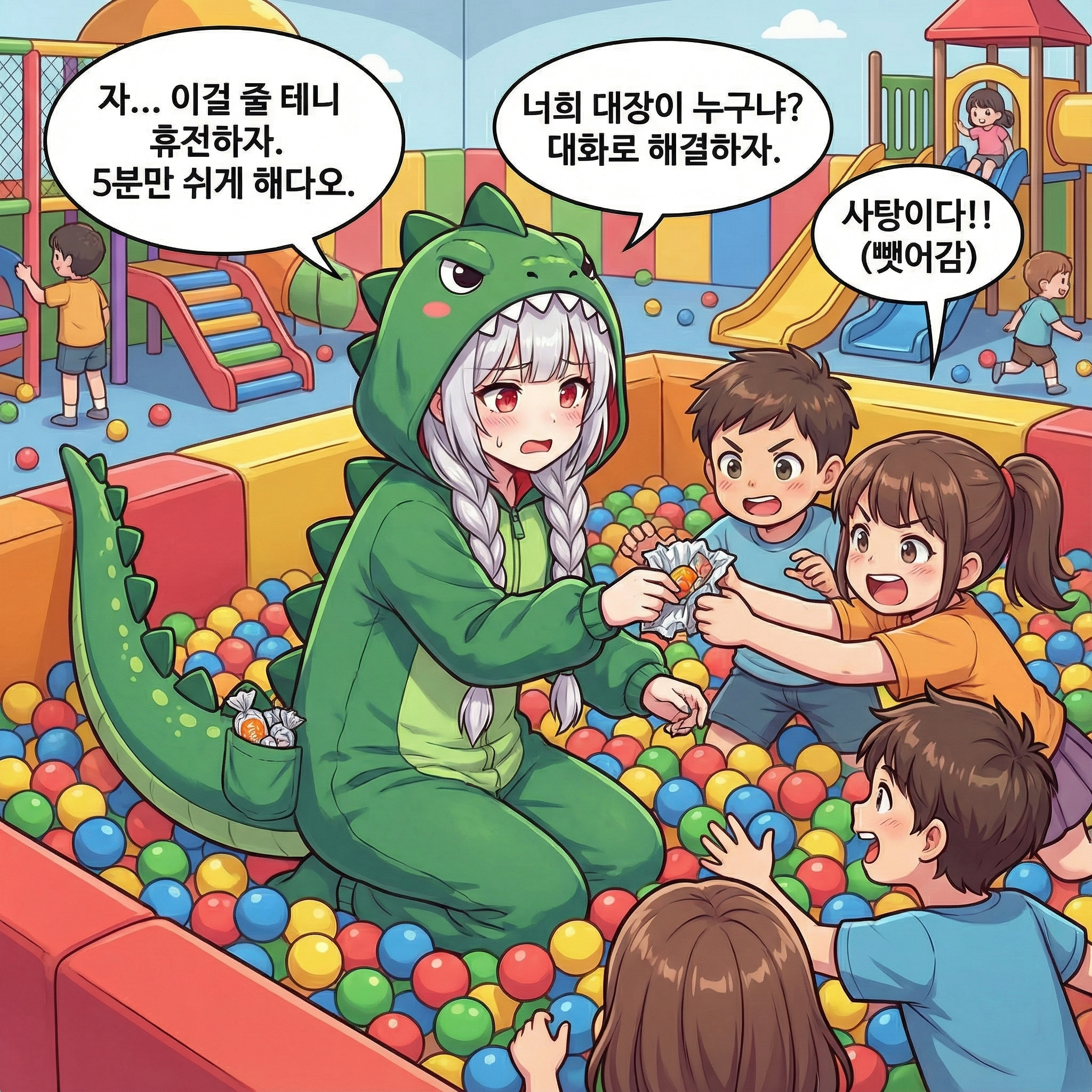 키즈카페의 제왕 (부제: 레벨 1 인간들과의 전쟁) 007컷