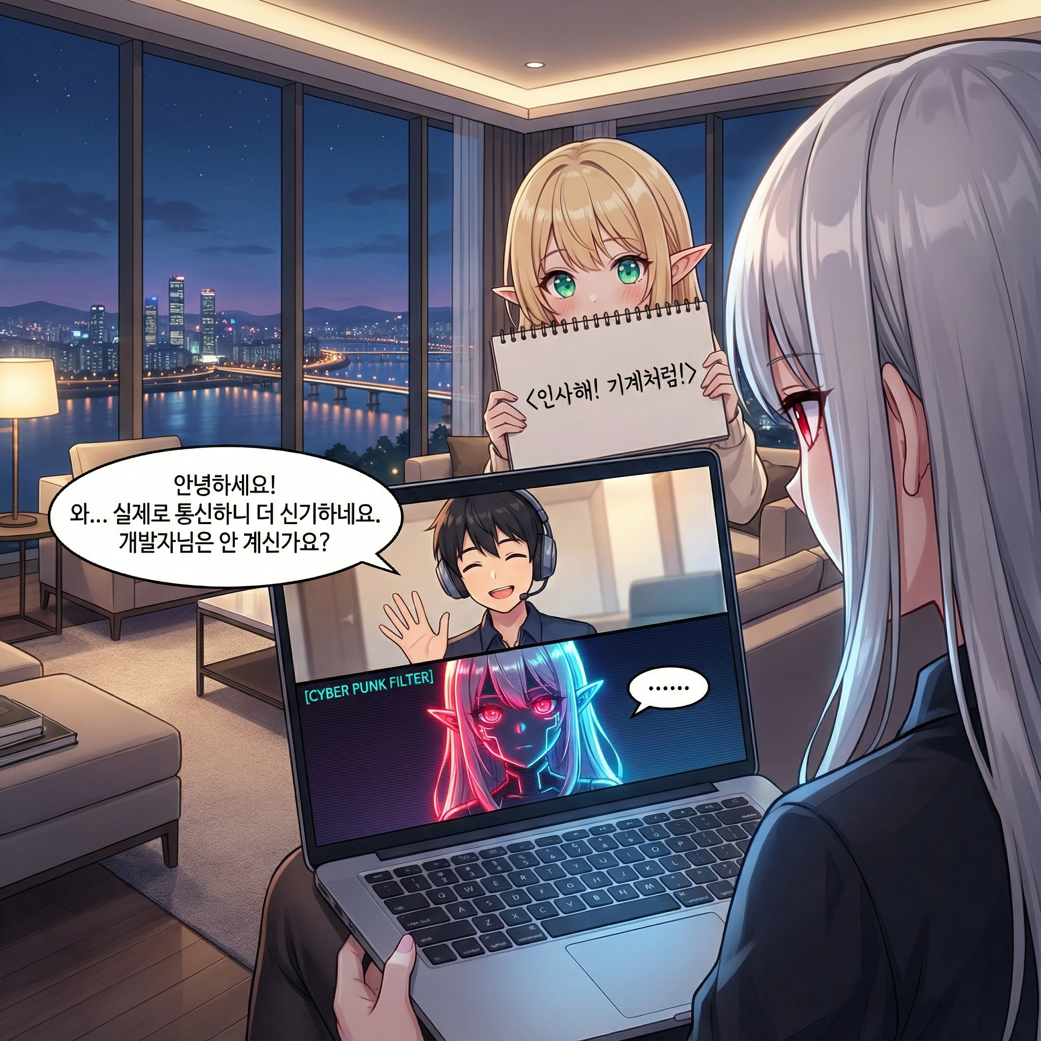 접속! AI 인터뷰 (부제: 발연기 드래곤) 004컷
