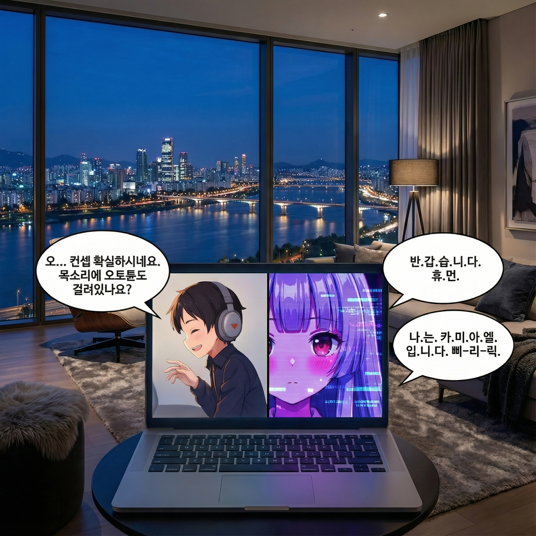 접속! AI 인터뷰 (부제: 발연기 드래곤) 005컷