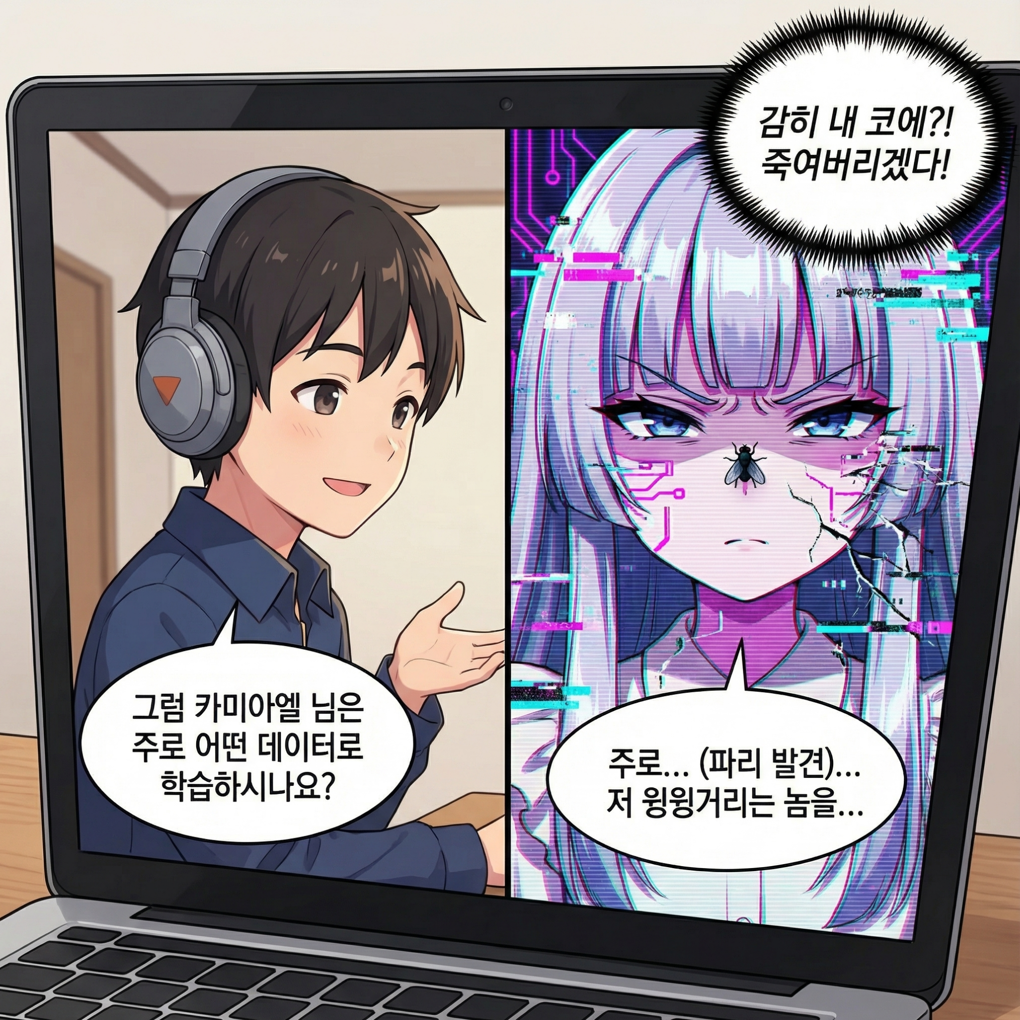 접속! AI 인터뷰 (부제: 발연기 드래곤) 006컷