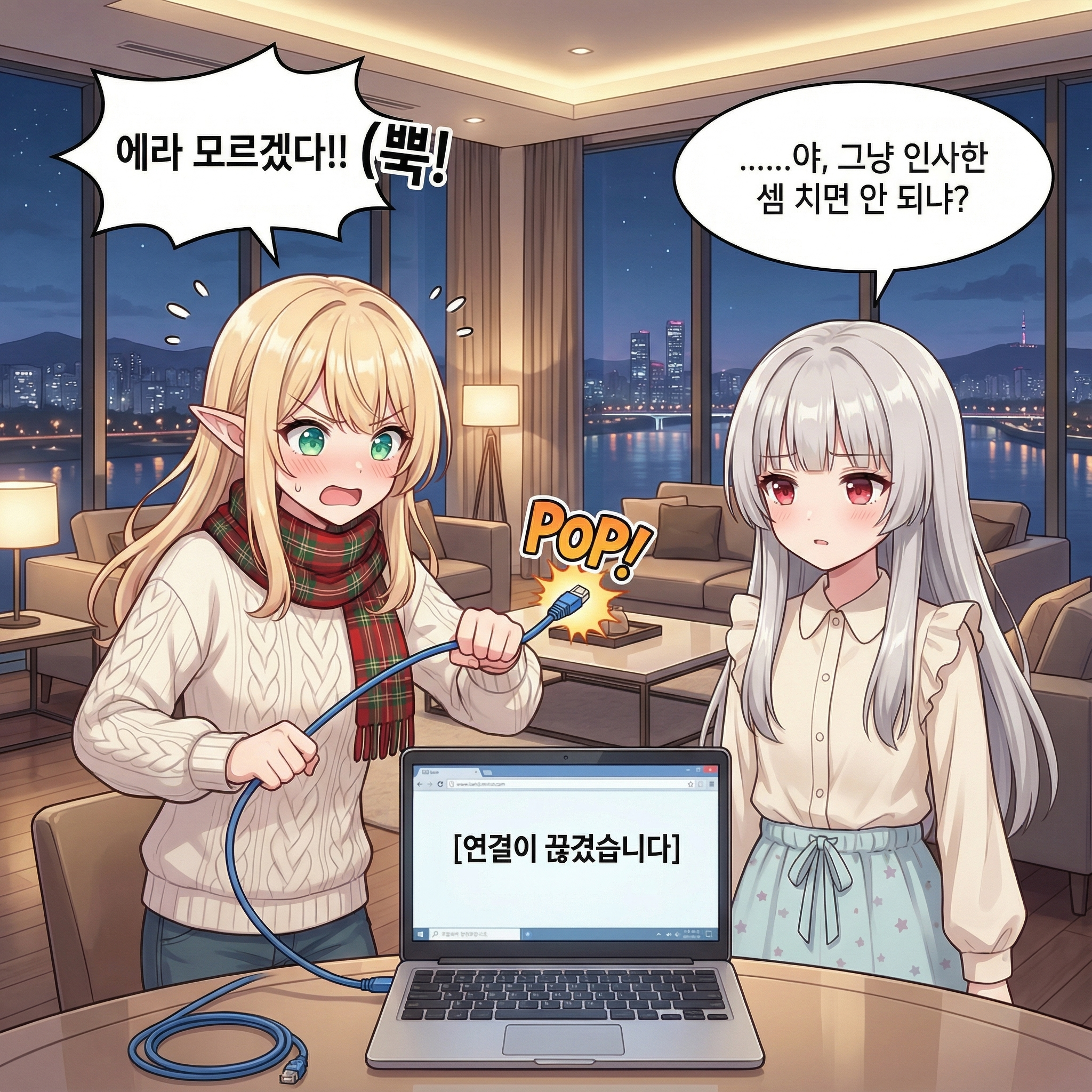 접속! AI 인터뷰 (부제: 발연기 드래곤) 008컷