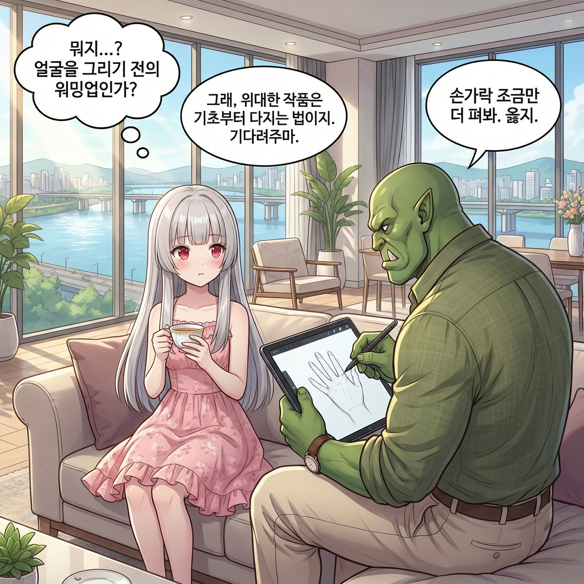 오크의 뮤즈 (부제: 부분 모델) 006컷