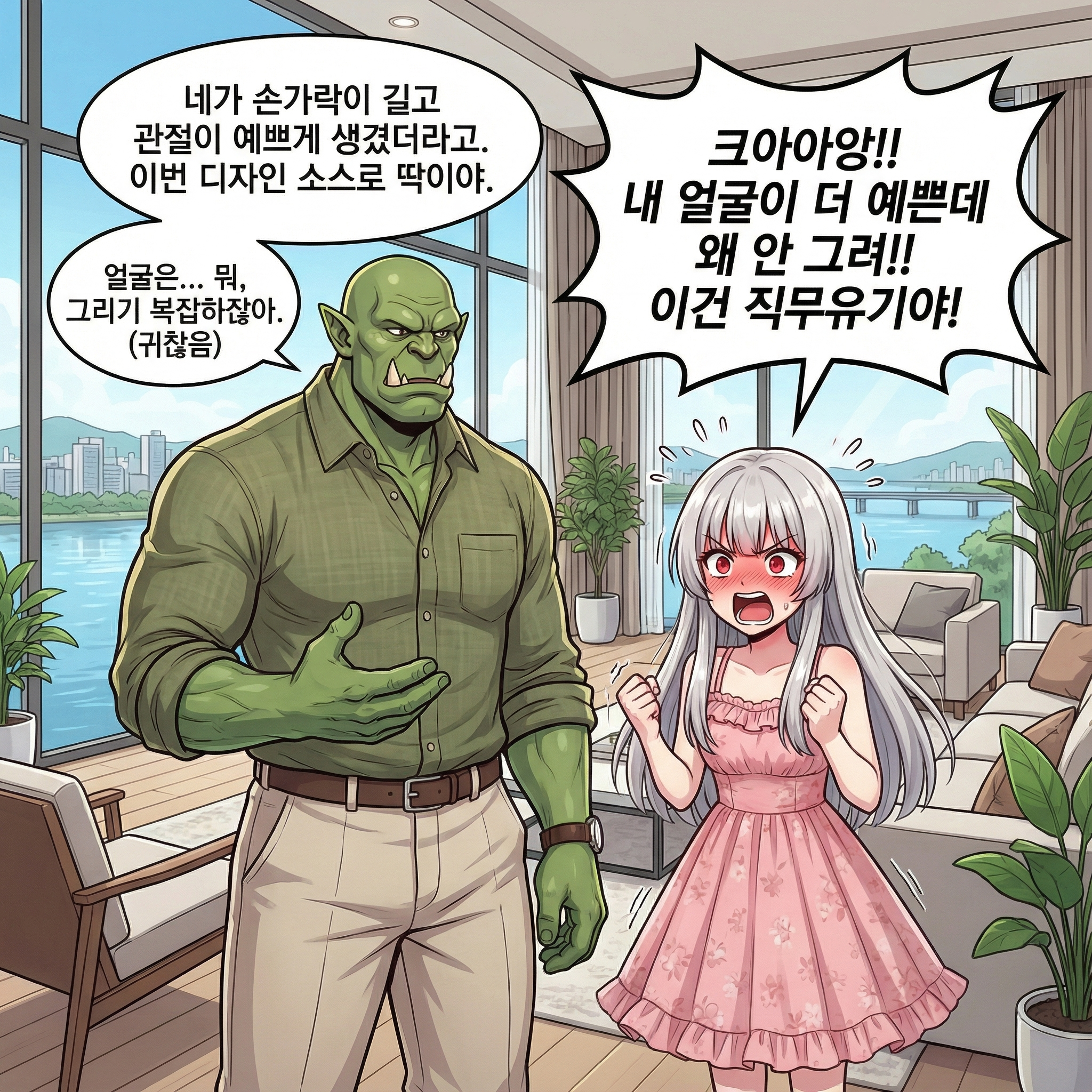 오크의 뮤즈 (부제: 부분 모델) 009컷