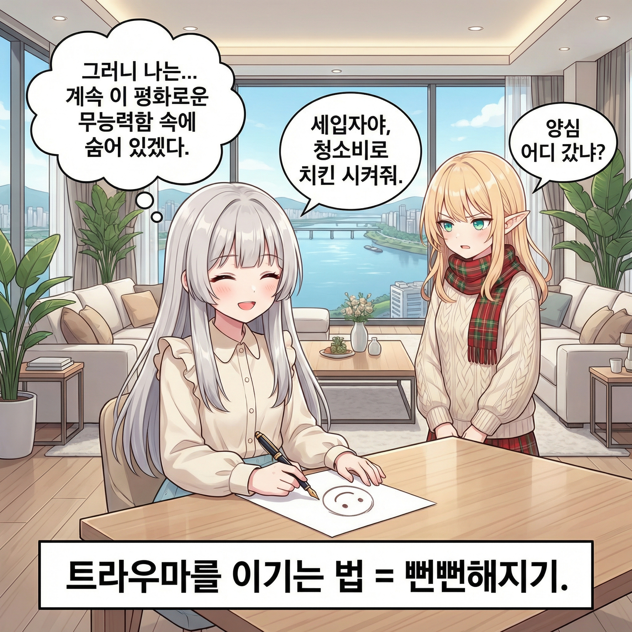 검은 얼룩 (부제: 내가 응석받이가 된 이유) 010컷