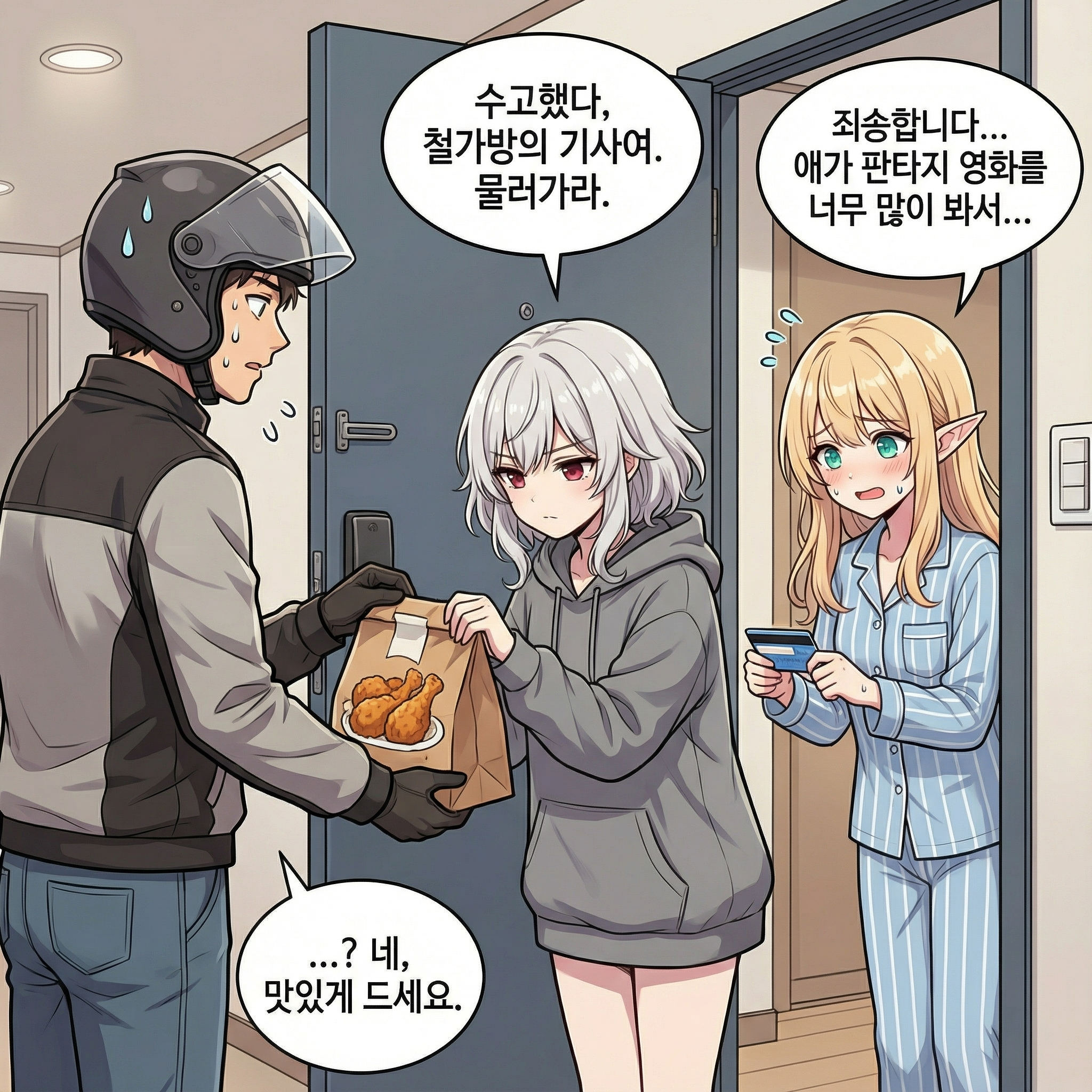 배달의 기수 (치킨 영접) 003컷