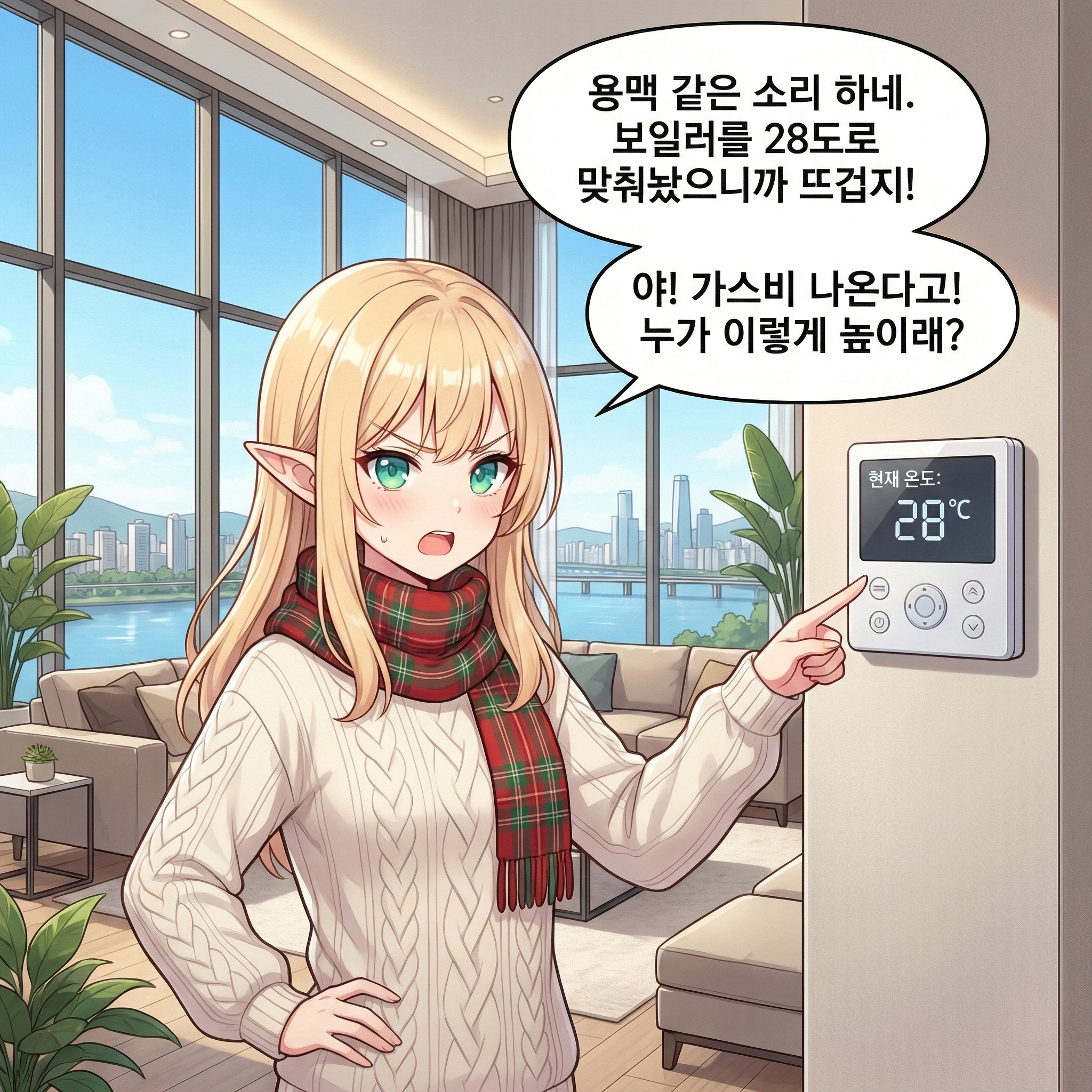 대지의 기운 (부제: 가스비 폭탄) 003컷