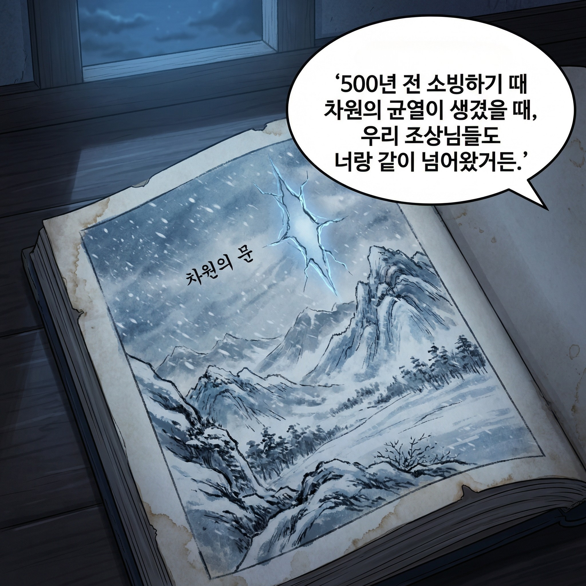 500년의 고독, 서울에서 만나다 (10컷 상세 묘사) 003컷