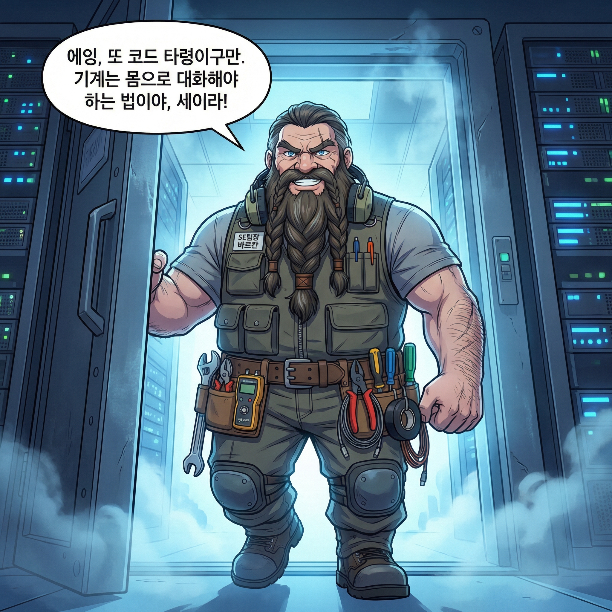 강철의 엔지니어 (부제: 서버실의 망치 소리) 003컷