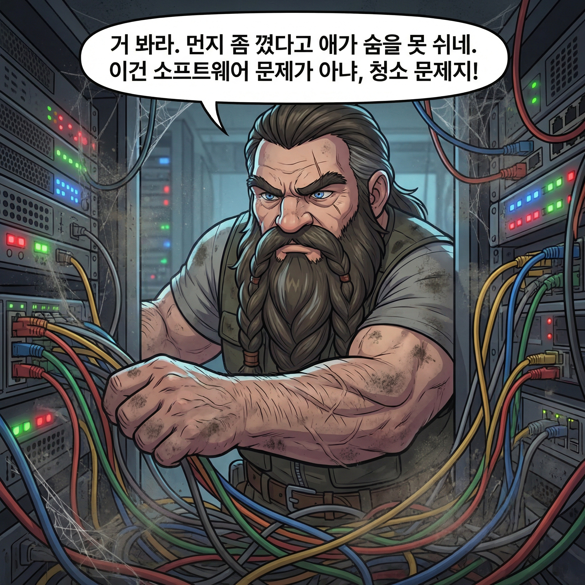 강철의 엔지니어 (부제: 서버실의 망치 소리) 004컷