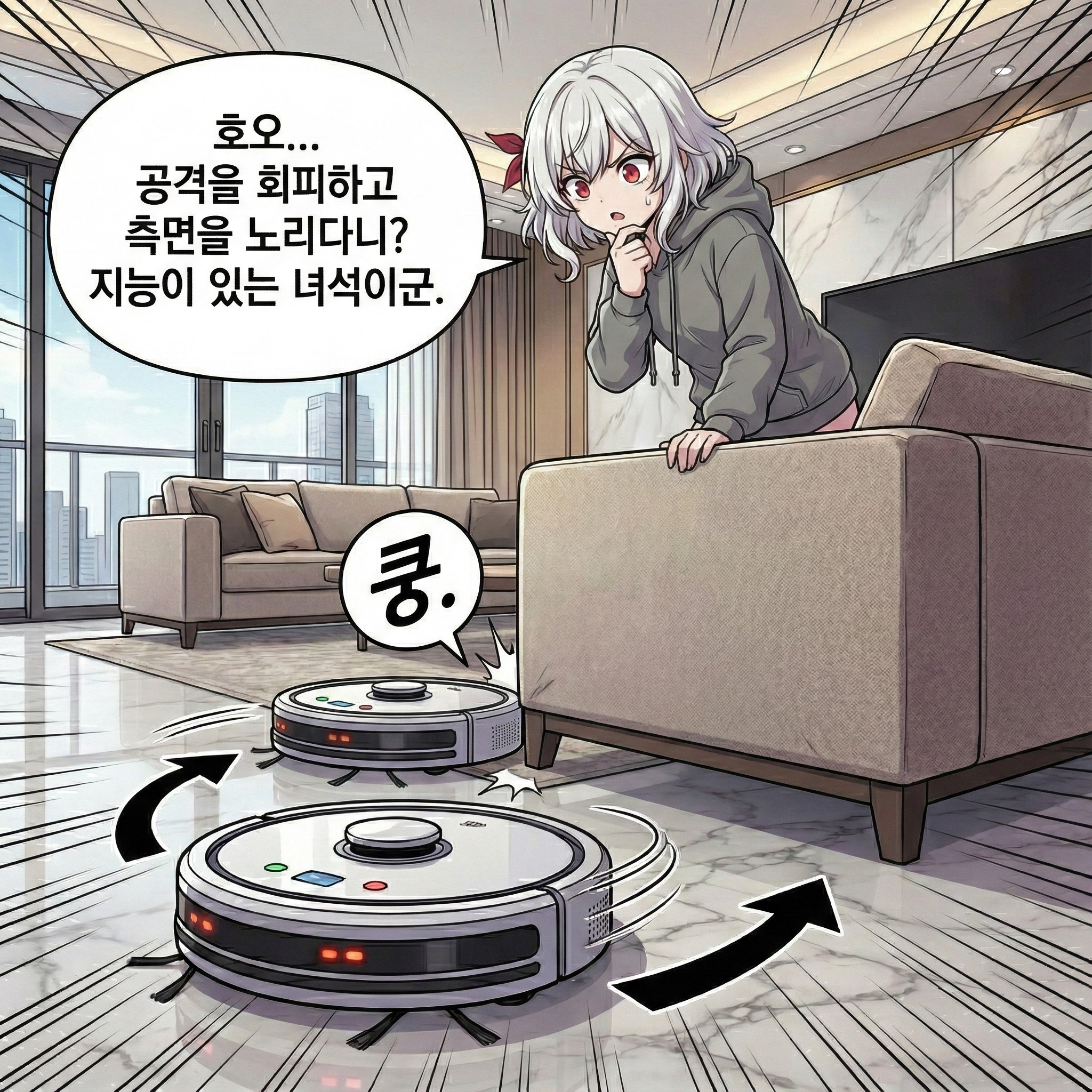 기계 마수와의 전쟁 (로봇 청소기) 005컷