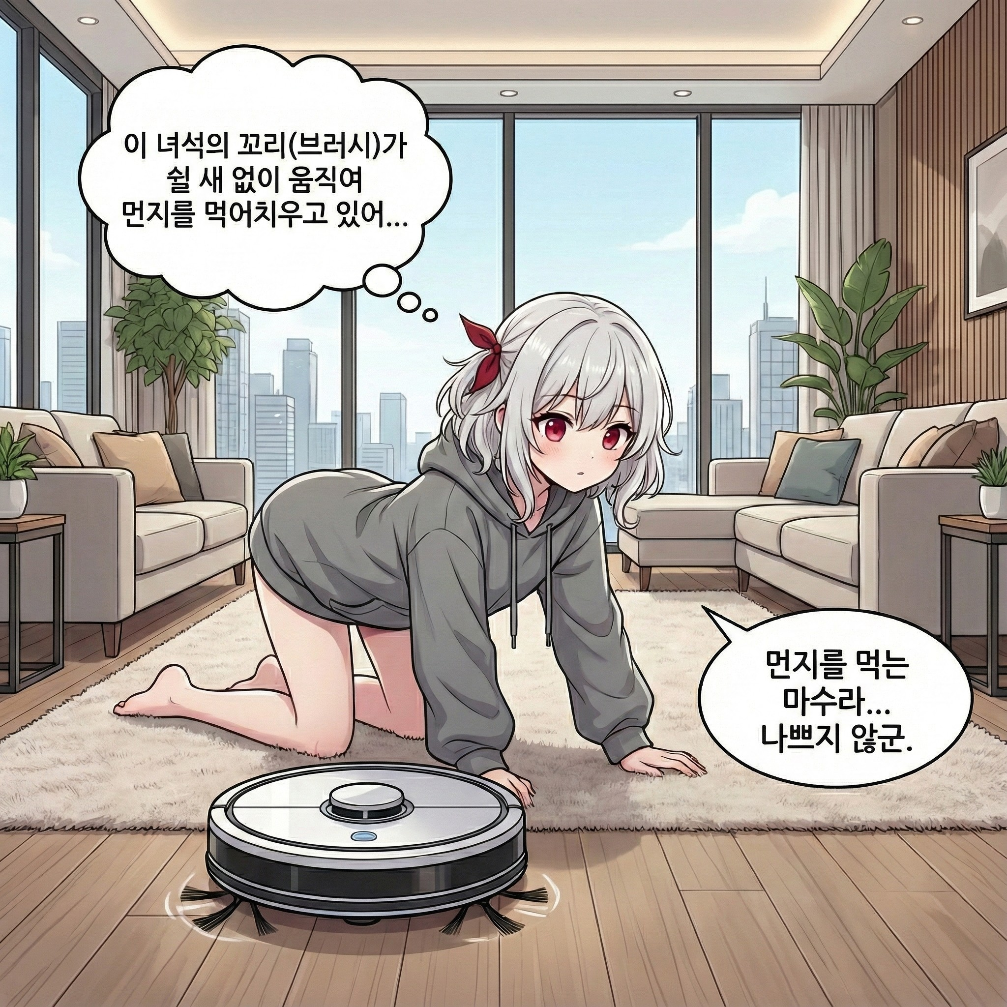 기계 마수와의 전쟁 (로봇 청소기) 006컷