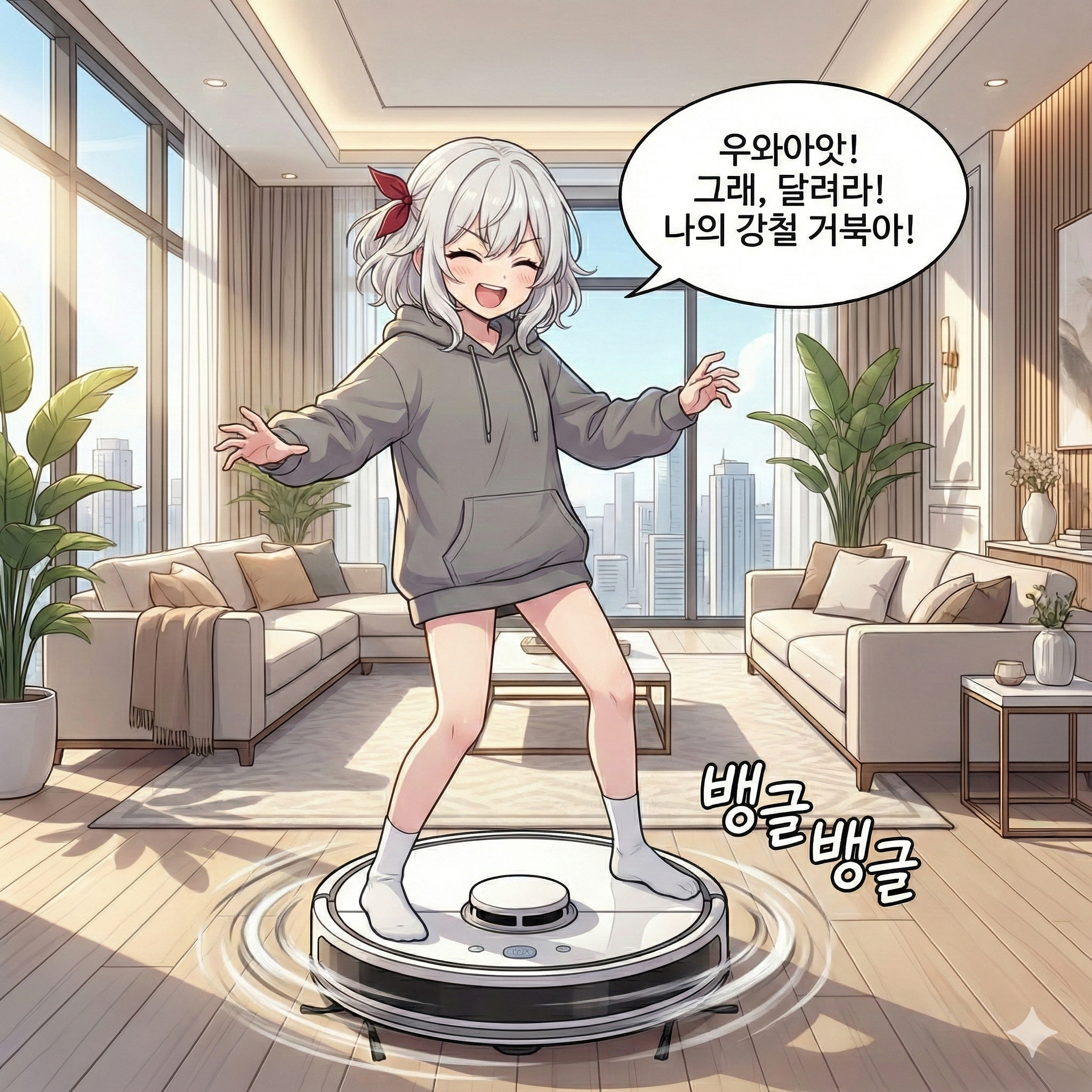 기계 마수와의 전쟁 (로봇 청소기) 008컷