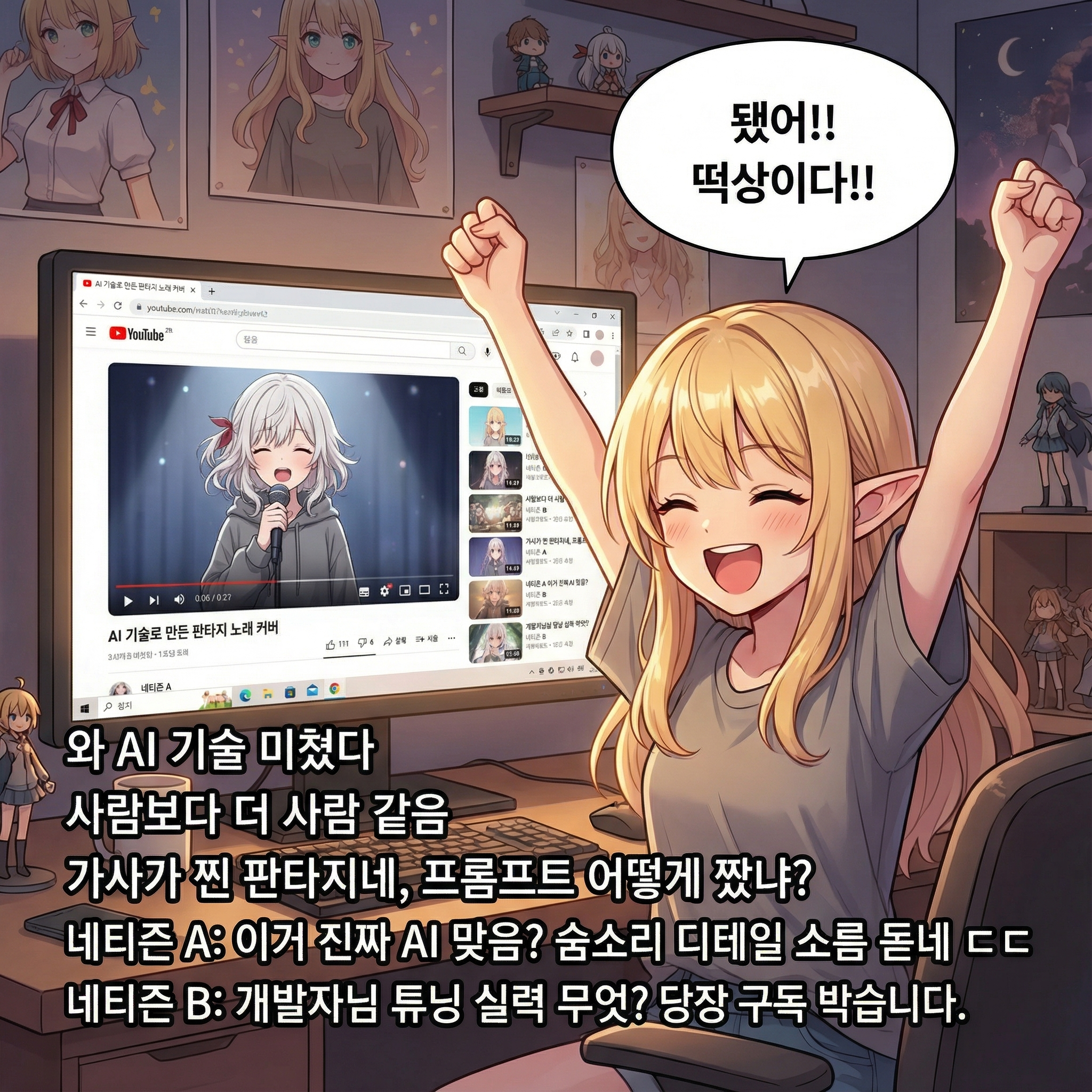 방구석 AI 디바 (CamiaelMusic의 탄생) 009컷