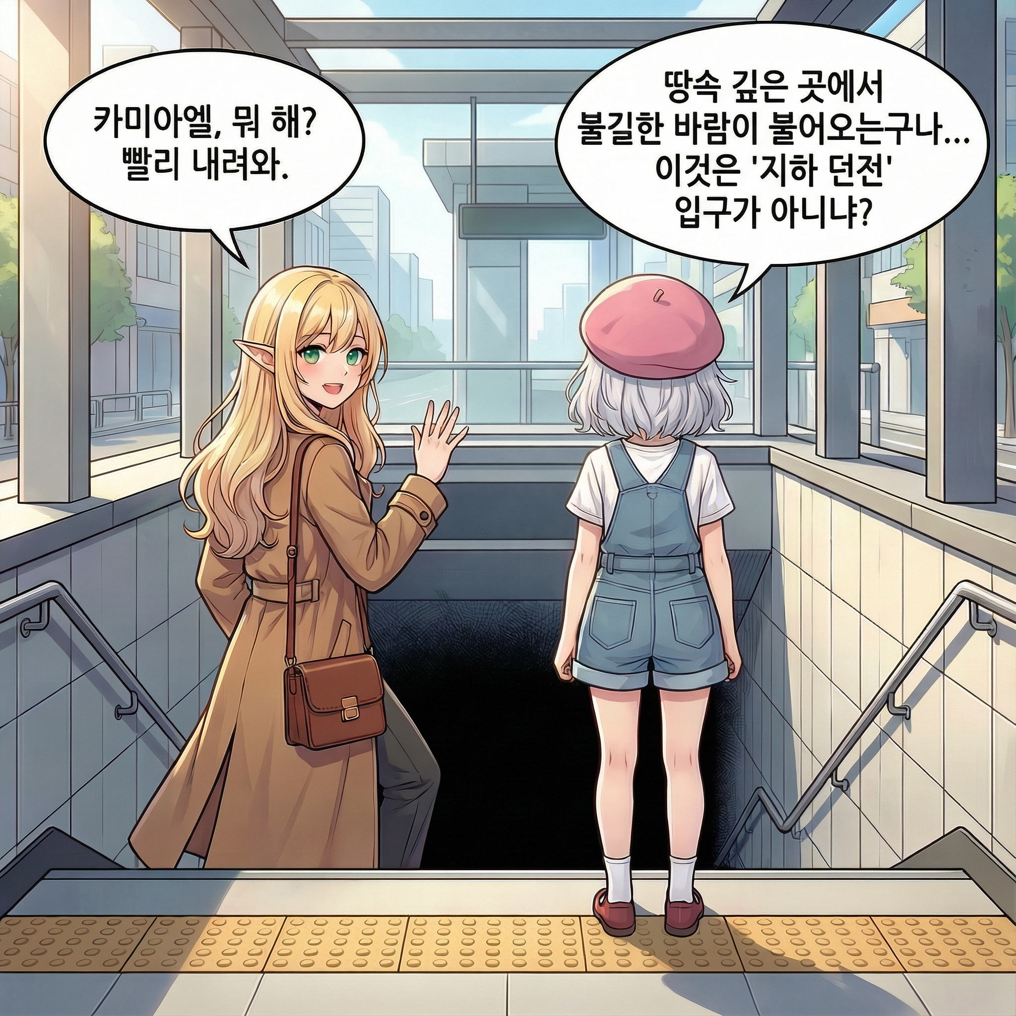 지하 던전 (a.k.a 지하철) 001컷