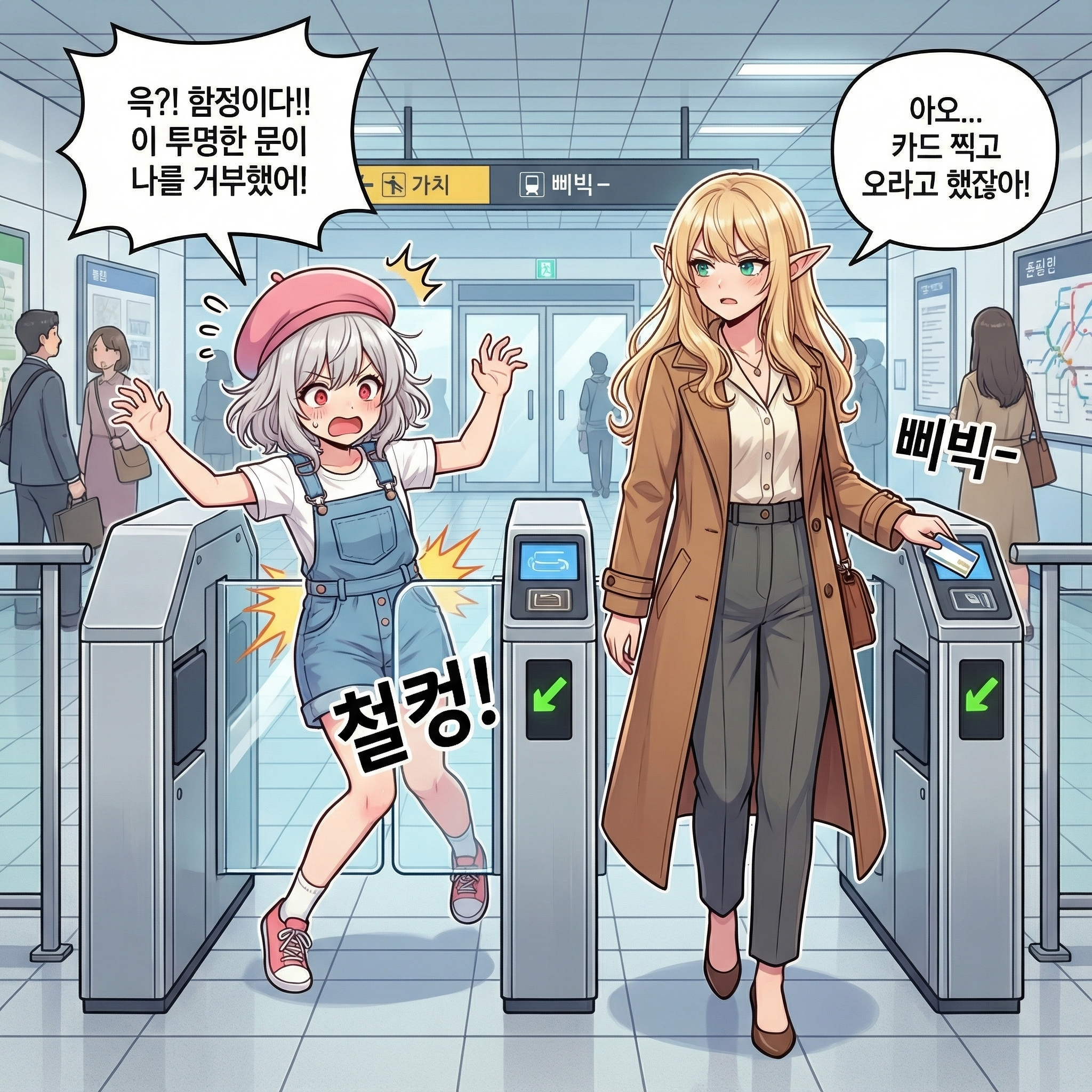 지하 던전 (a.k.a 지하철) 002컷
