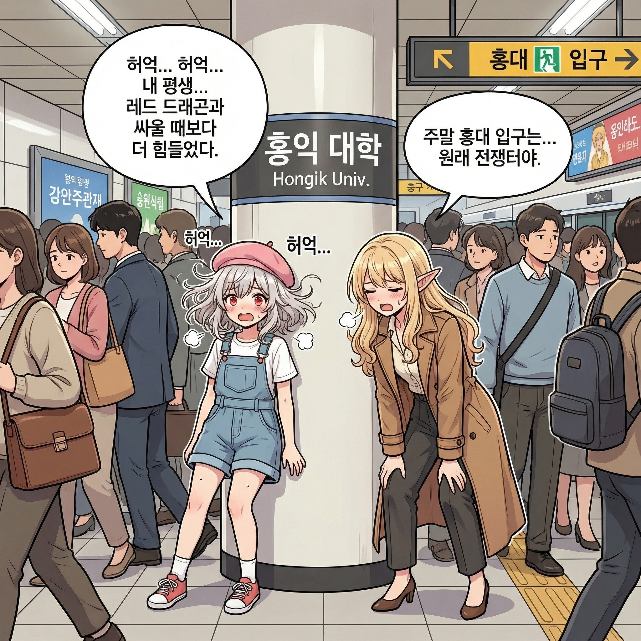 지하 던전 (a.k.a 지하철) 009컷