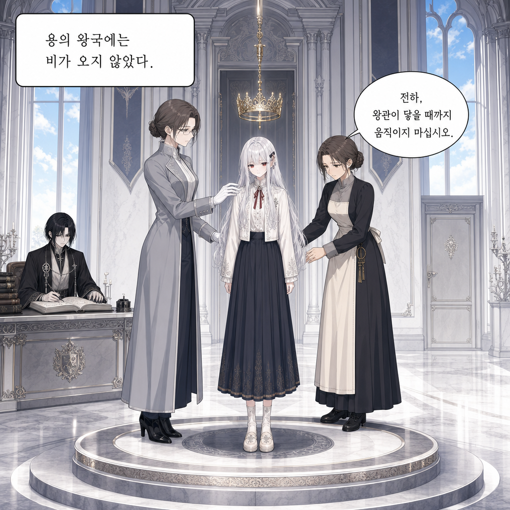 짐은 돌아가지 않기로 했다 001화 - 비가 오지 않는 나라 001컷