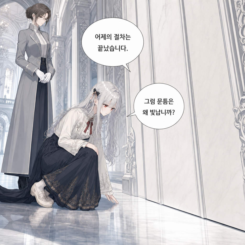 짐은 돌아가지 않기로 했다 002화 - 은빛 대회랑의 아침 002컷
