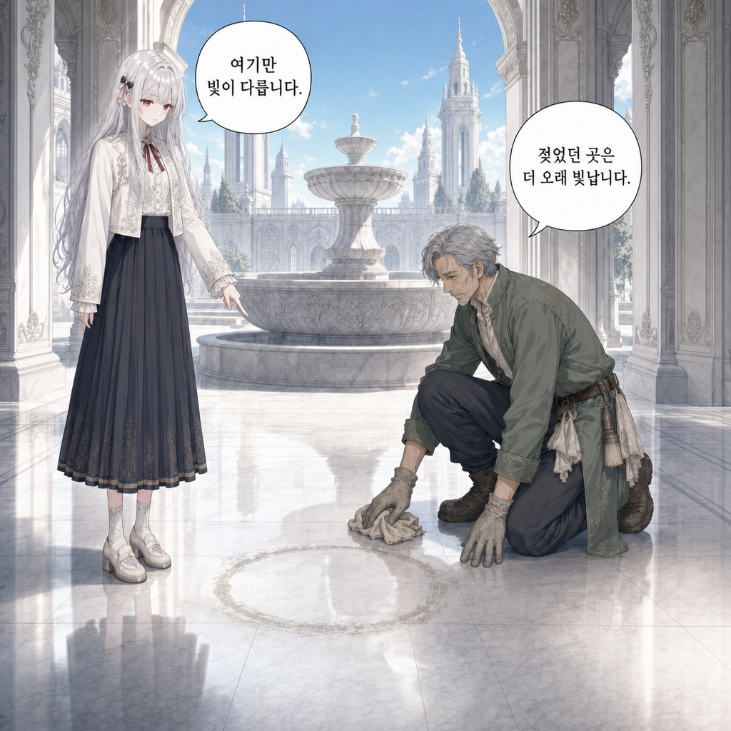 짐은 돌아가지 않기로 했다 002화 - 은빛 대회랑의 아침 003컷