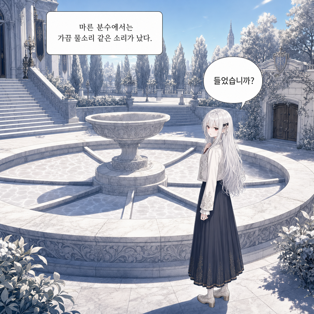 짐은 돌아가지 않기로 했다 003화 - 분수 청소 당번 001컷