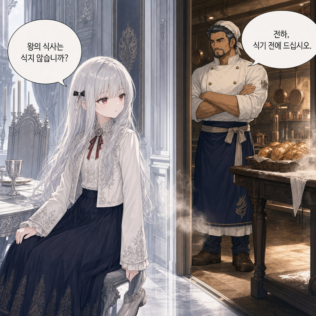 짐은 돌아가지 않기로 했다 005화 - 왕의 식사는 식지 않는다 002컷
