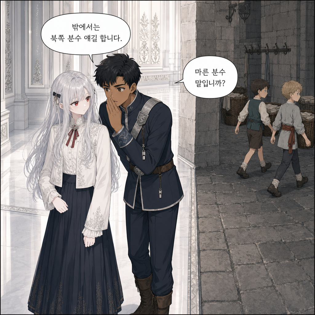 짐은 돌아가지 않기로 했다 006화 - 견습 근위의 소문 005컷