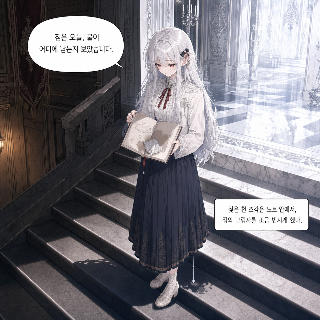 짐은 돌아가지 않기로 했다 009화 - 하층 회랑의 젖은 천 010컷