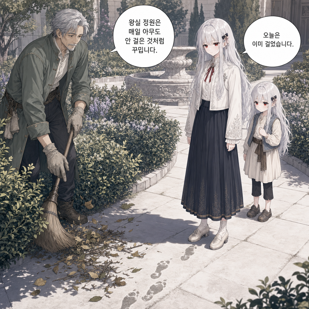 짐은 돌아가지 않기로 했다 020화 - 왕실 정원에 남은 발자국 007컷