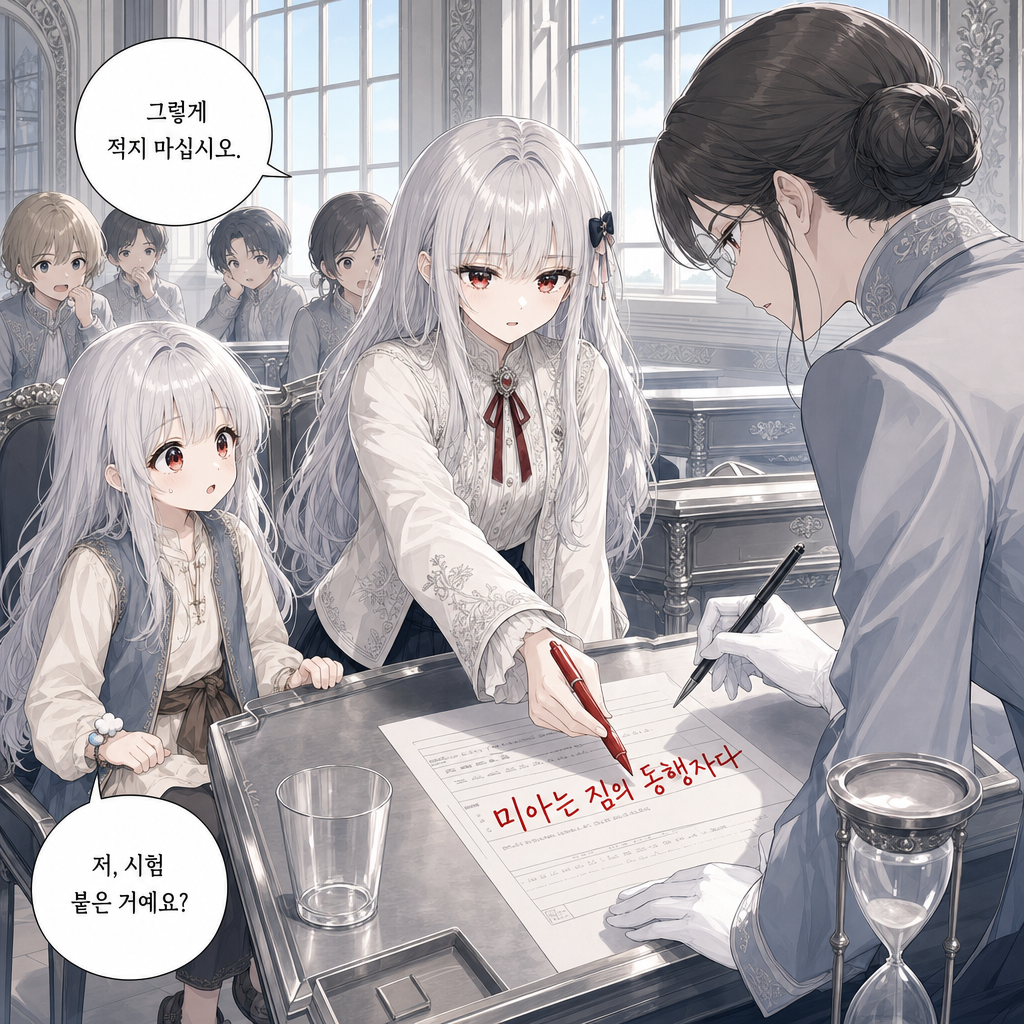 짐은 돌아가지 않기로 했다 021화 - 미아의 예법 시험 009컷