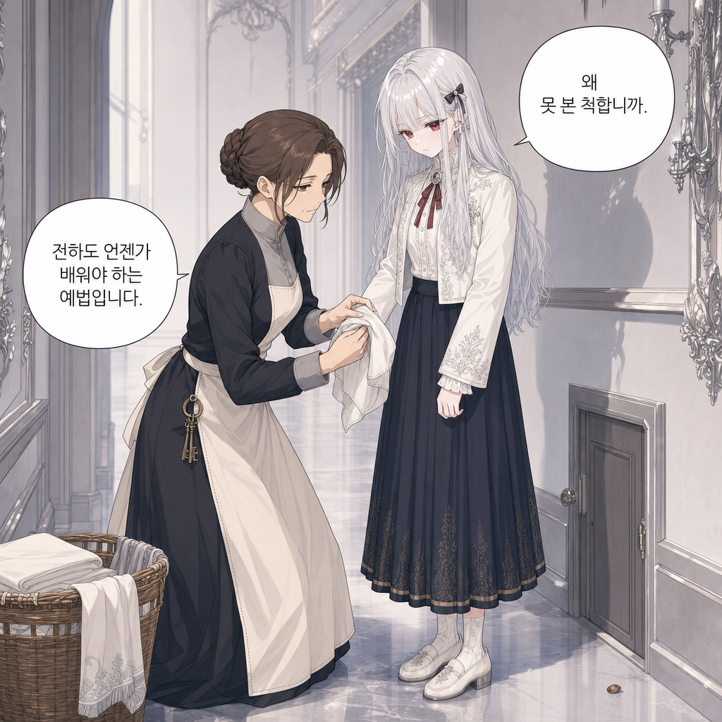 짐은 돌아가지 않기로 했다 023화 - 시녀장의 모른 척 008컷