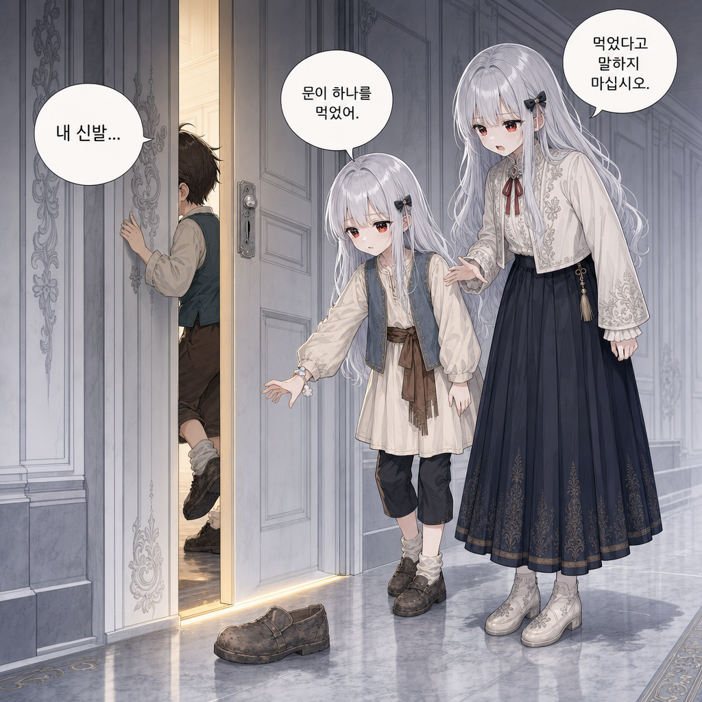 짐은 돌아가지 않기로 했다 031화 - 언니, 문이 이상해 004컷