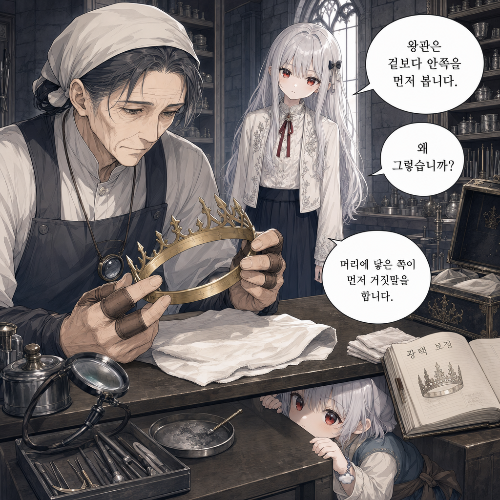 짐은 돌아가지 않기로 했다 032화 - 왕관 수선실 003컷
