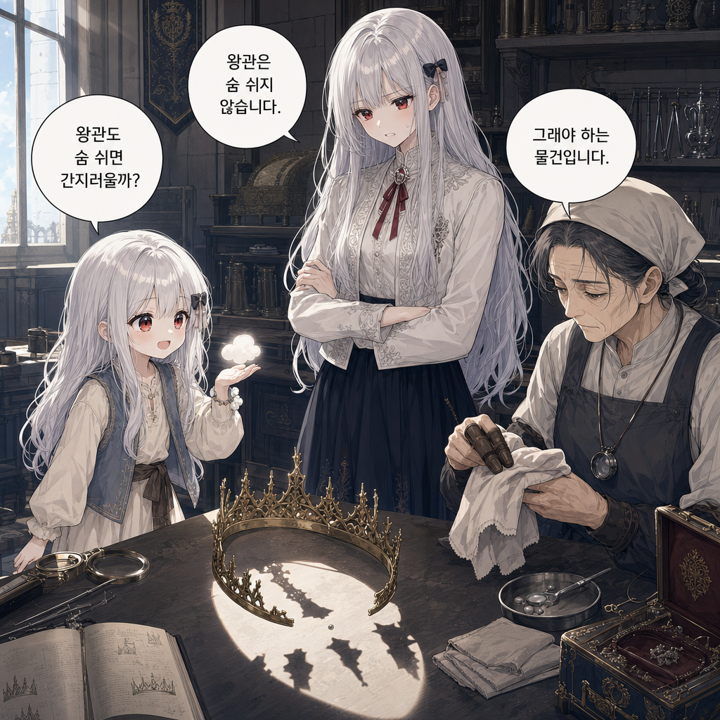 짐은 돌아가지 않기로 했다 032화 - 왕관 수선실 008컷
