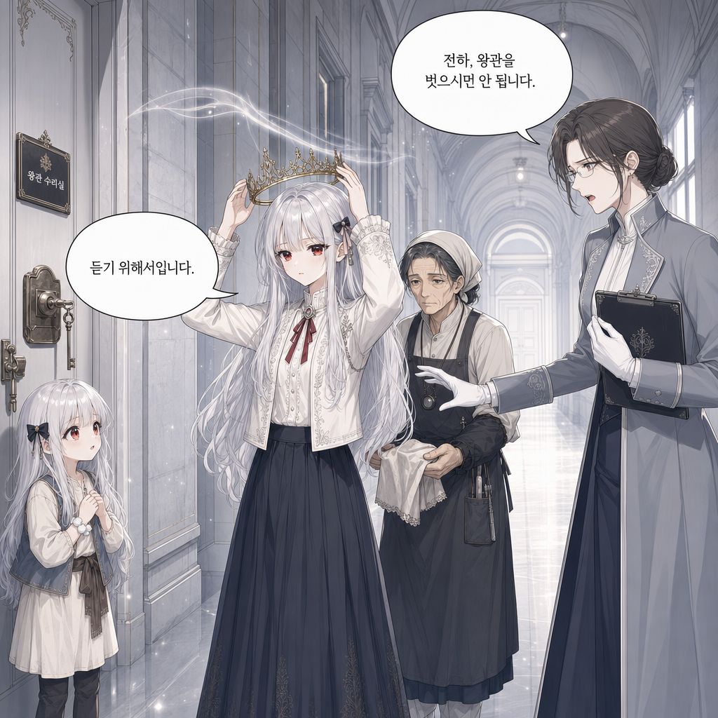 짐은 돌아가지 않기로 했다 033화 - 하얗게 멀어진 목소리 007컷