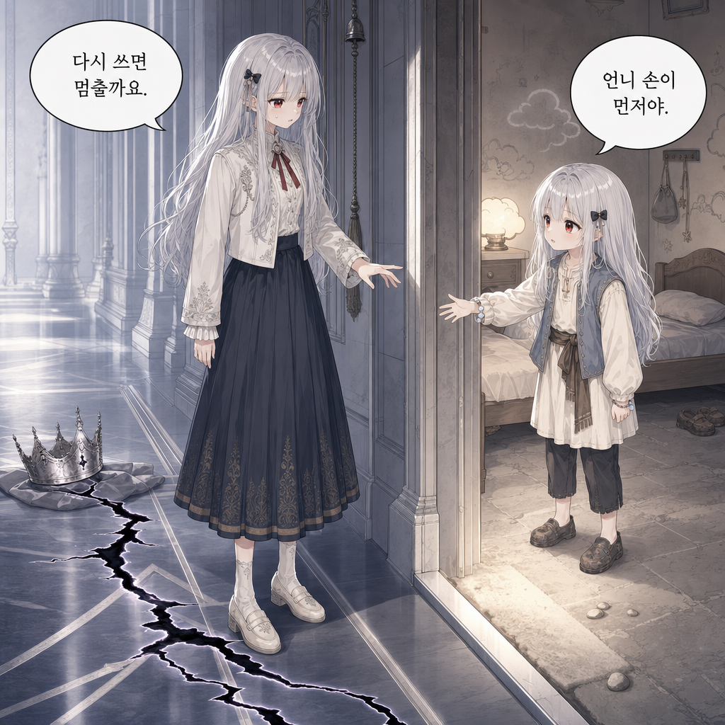 짐은 돌아가지 않기로 했다 036화 - 왕관이 먼저 떨어졌다 008컷