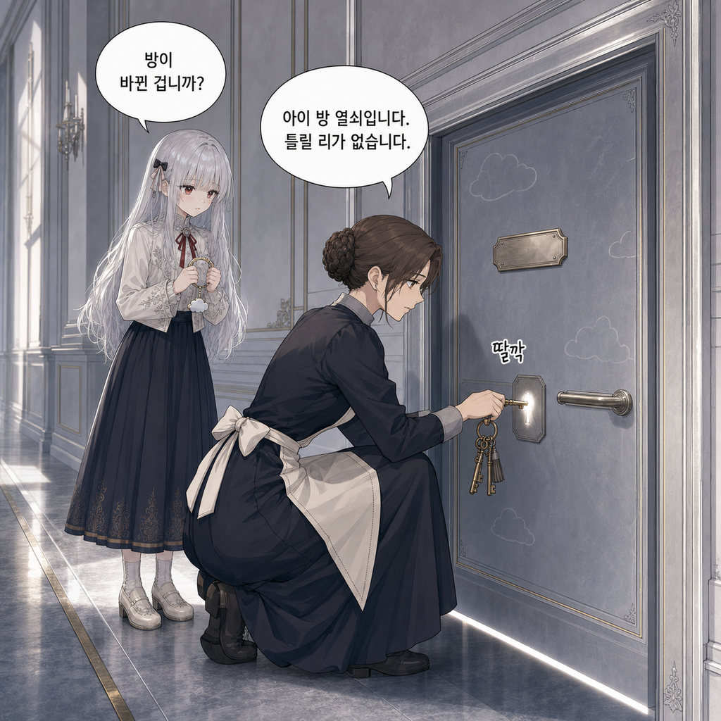 짐은 돌아가지 않기로 했다 038화 - 미아가 잠든 방 앞에서 003컷