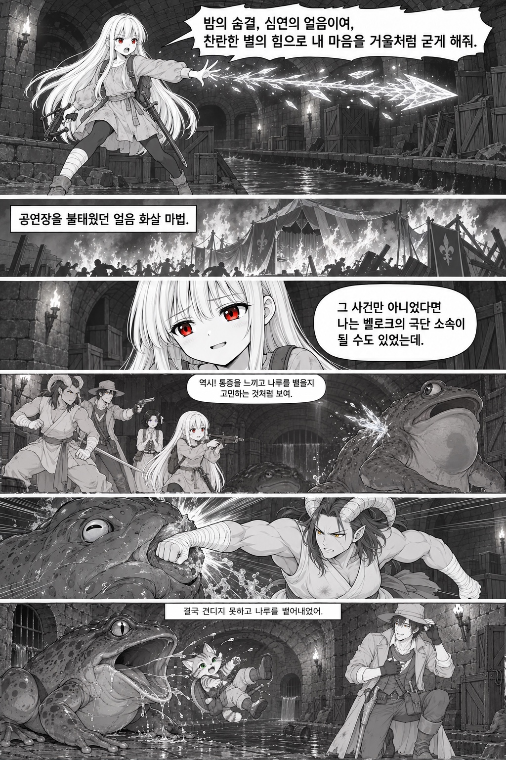 19화 개구리 뱃속의 노래, 원고 4 / 8