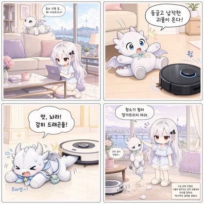 로봇 청소기는 드래곤을 삼키지 못한다