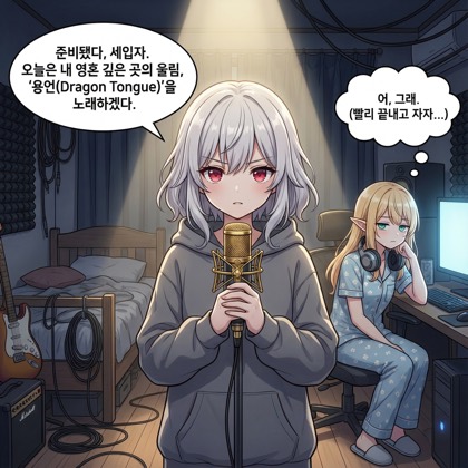 용의 언어 (부제: 가사가 왜 이래?)